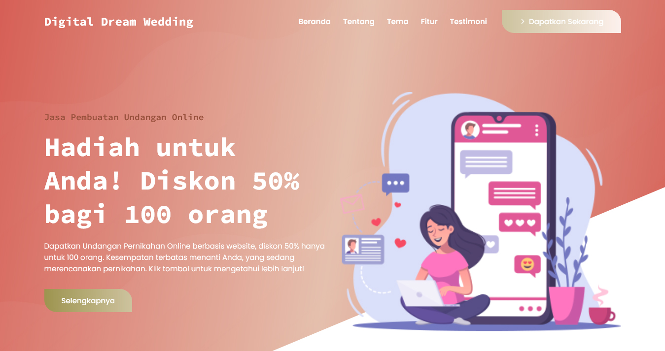 Landing Page untuk Digital Agency